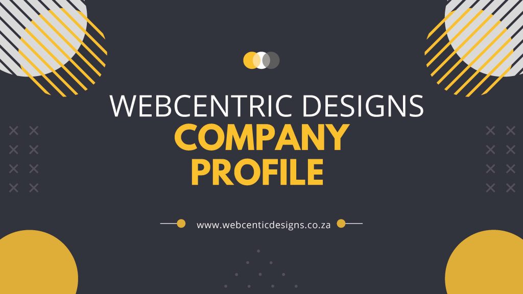 Webcentric Designs Company Profile Page 1